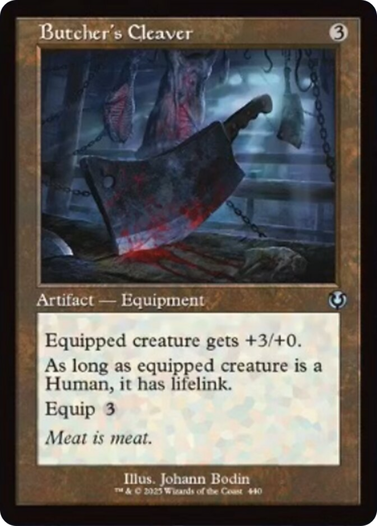 Butcher's Cleaver (Retro Frame) [Innistrad Remastered] | Tabernacle Games