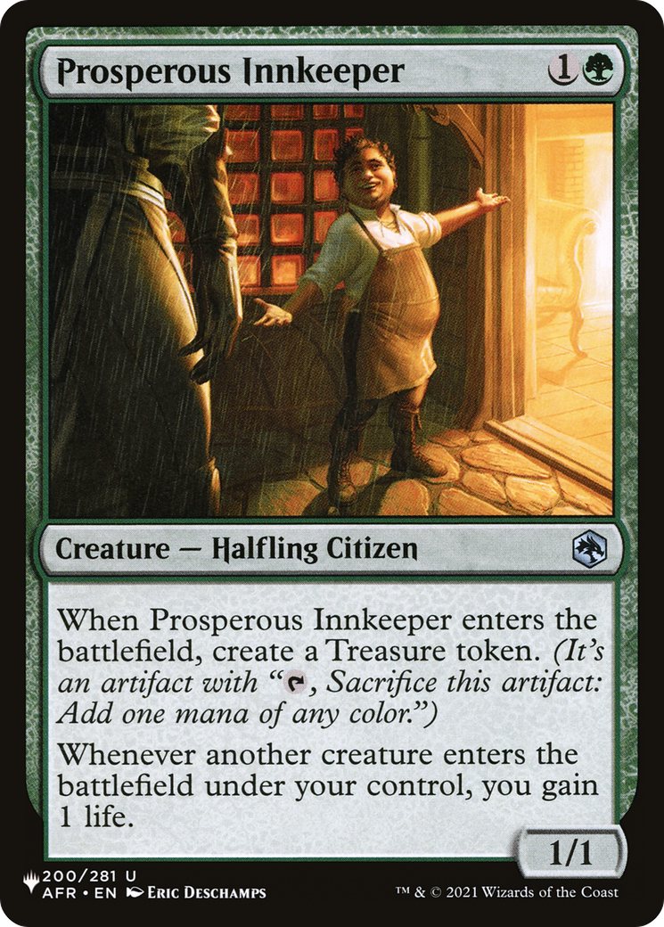 Prosperous Innkeeper [The List Reprints] | Tabernacle Games