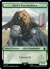 Alien Salamander // Mutant Double-Sided Token [Doctor Who Tokens] | Tabernacle Games