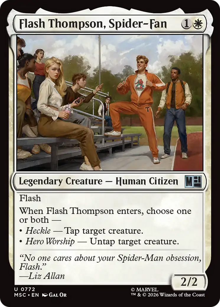 Flash Thompson, Spider-Fan [Marvel Super Heroes Commander] | Tabernacle Games