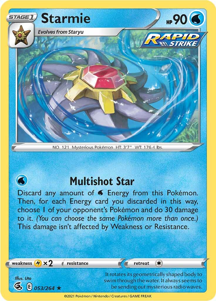 Starmie (053/264) [Sword & Shield: Fusion Strike] | Tabernacle Games