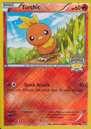 Torchic (12/111) (City Championship Promo) [XY: Furious Fists] | Tabernacle Games