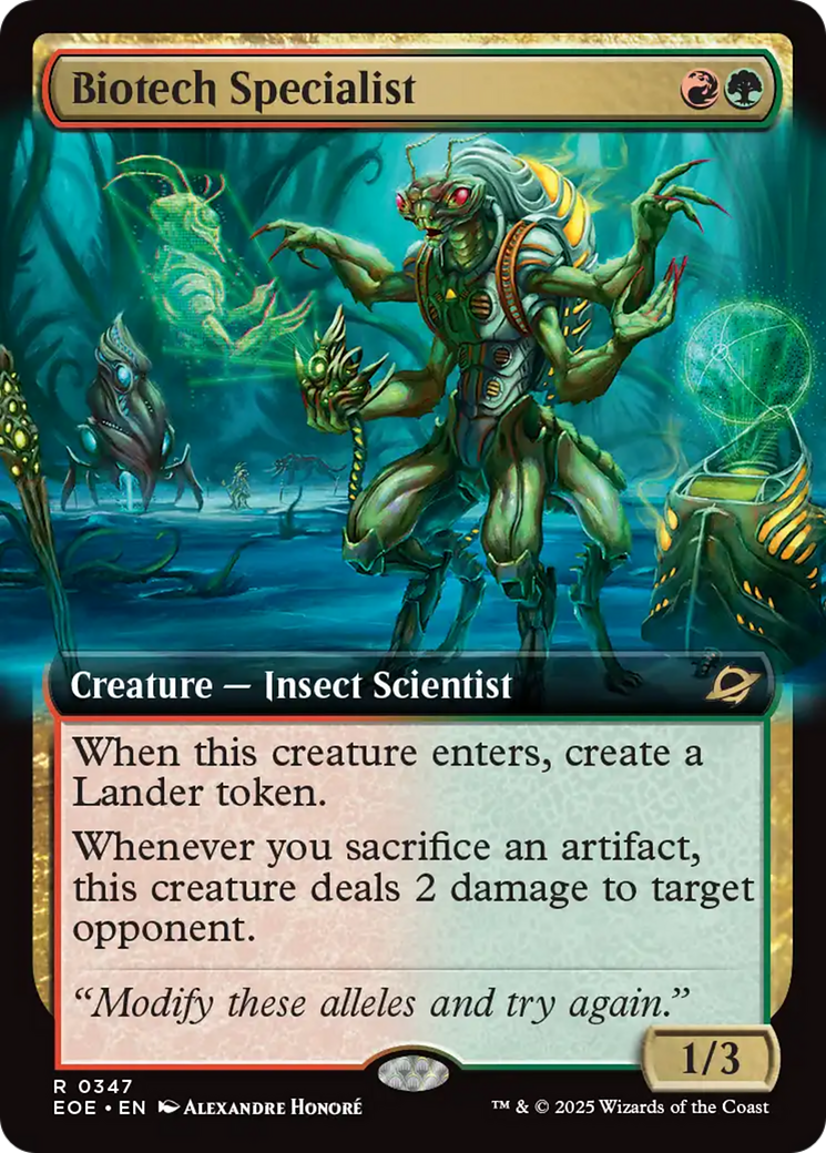 Biotech Specialist (Extended Art) [Edge of Eternities] | Tabernacle Games