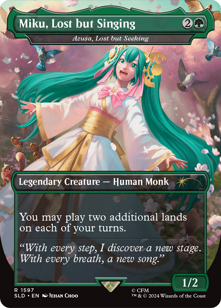 Miku, Lost but Singing - Azusa, Lost but Seeking [Secret Lair Drop Series] | Tabernacle Games
