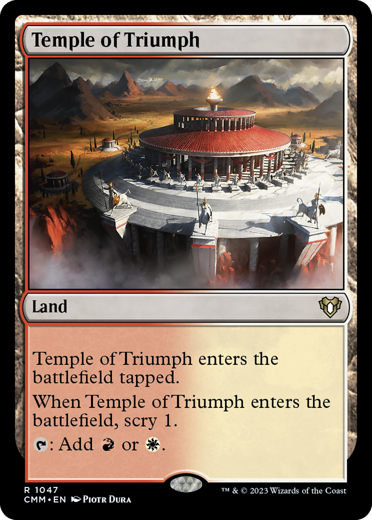 Temple of Triumph [Commander Masters] | Tabernacle Games