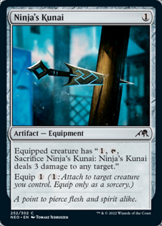 Ninja's Kunai [Kamigawa: Neon Dynasty] | Tabernacle Games