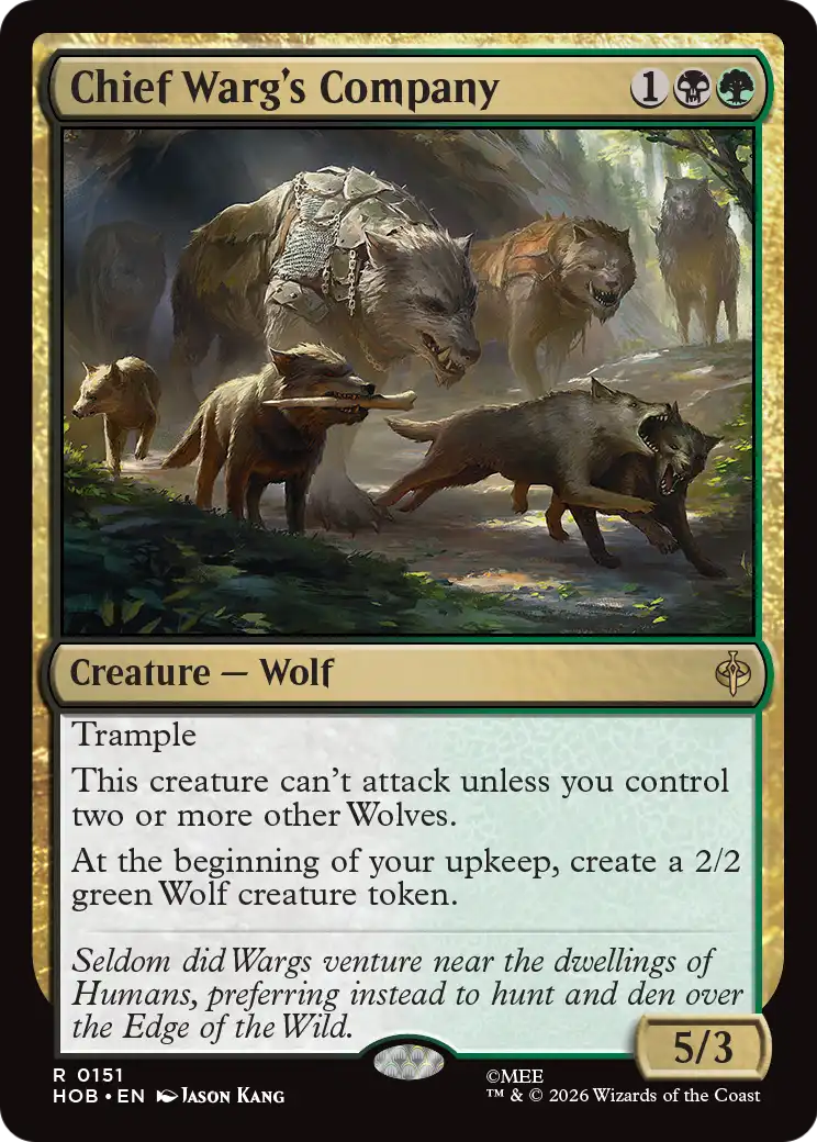 Chief Warg's Company [The Hobbit] | Tabernacle Games