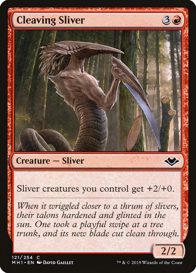 Cleaving Sliver [Modern Horizons] | Tabernacle Games