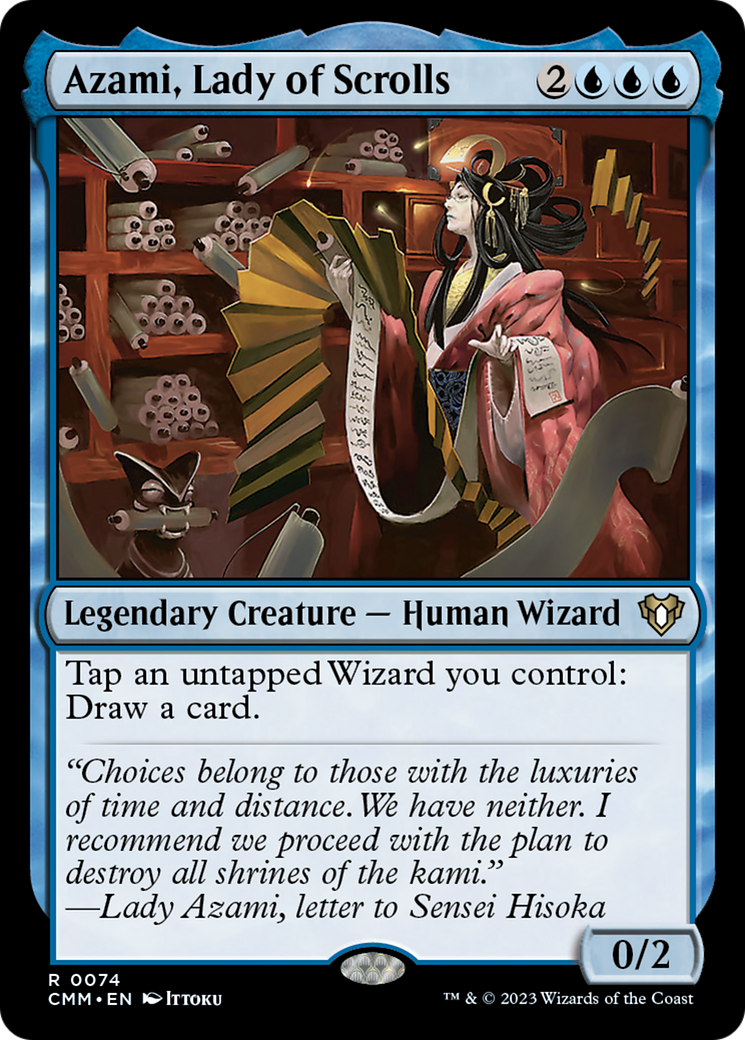 Azami, Lady of Scrolls [Commander Masters] | Tabernacle Games