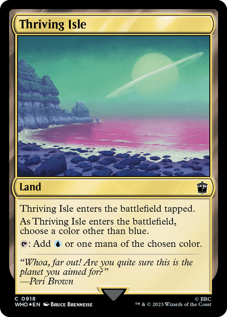 Thriving Isle (Surge Foil) [Doctor Who] | Tabernacle Games