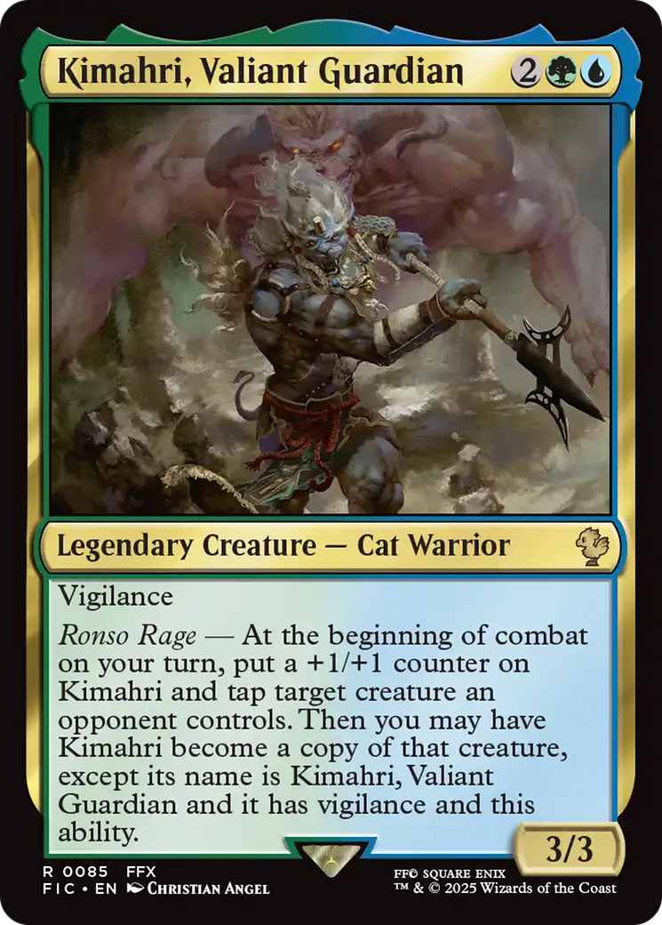 Kimahri, Valiant Guardian [FINAL FANTASY Commander] | Tabernacle Games