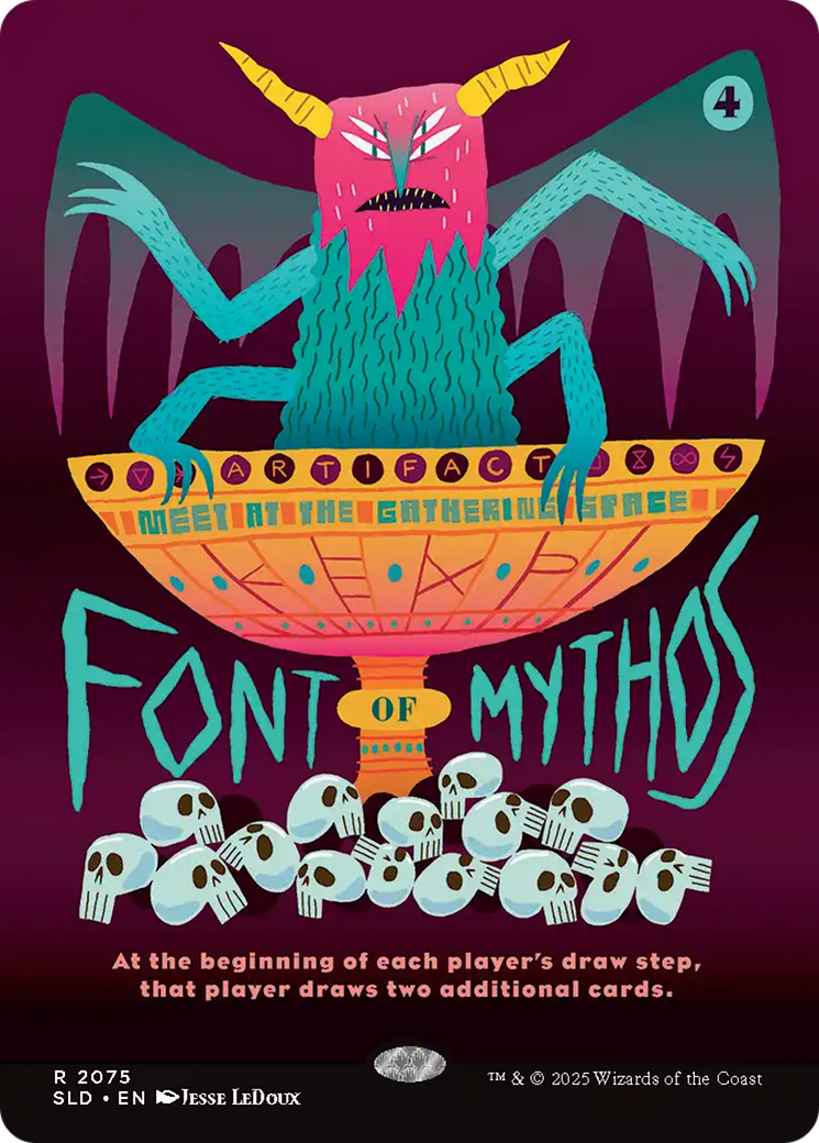 Font of Mythos (Rainbow Foil) [Secret Lair Drop Series] | Tabernacle Games