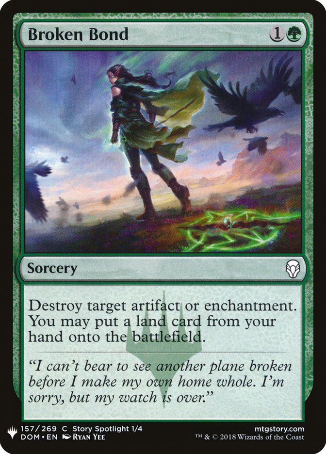 Broken Bond [Mystery Booster] | Tabernacle Games