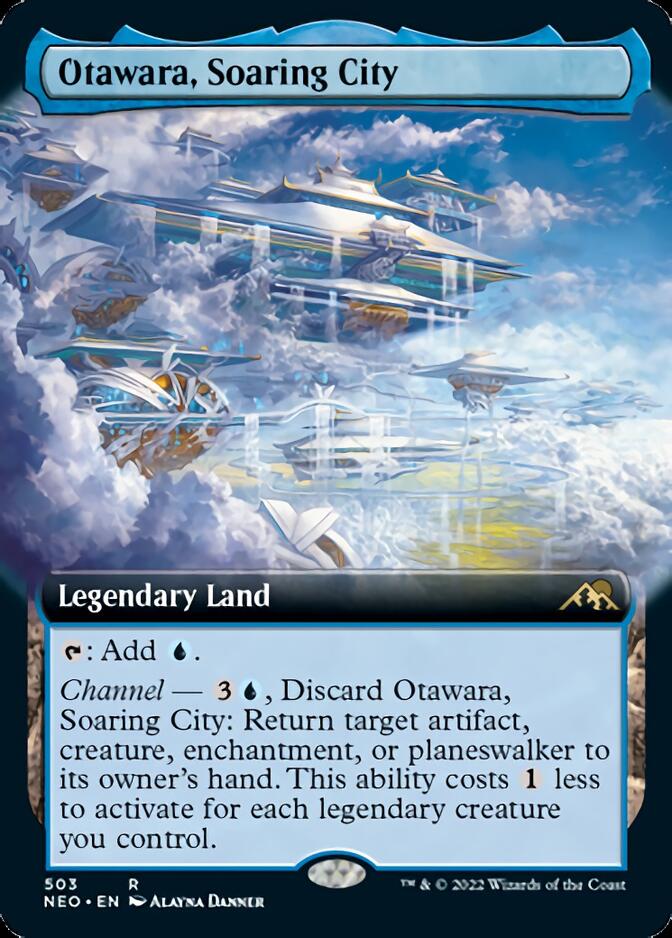 Otawara, Soaring City (Extended Art) [Kamigawa: Neon Dynasty] | Tabernacle Games