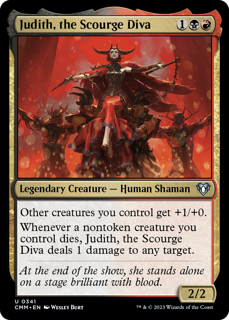 Judith, the Scourge Diva [Commander Masters] | Tabernacle Games