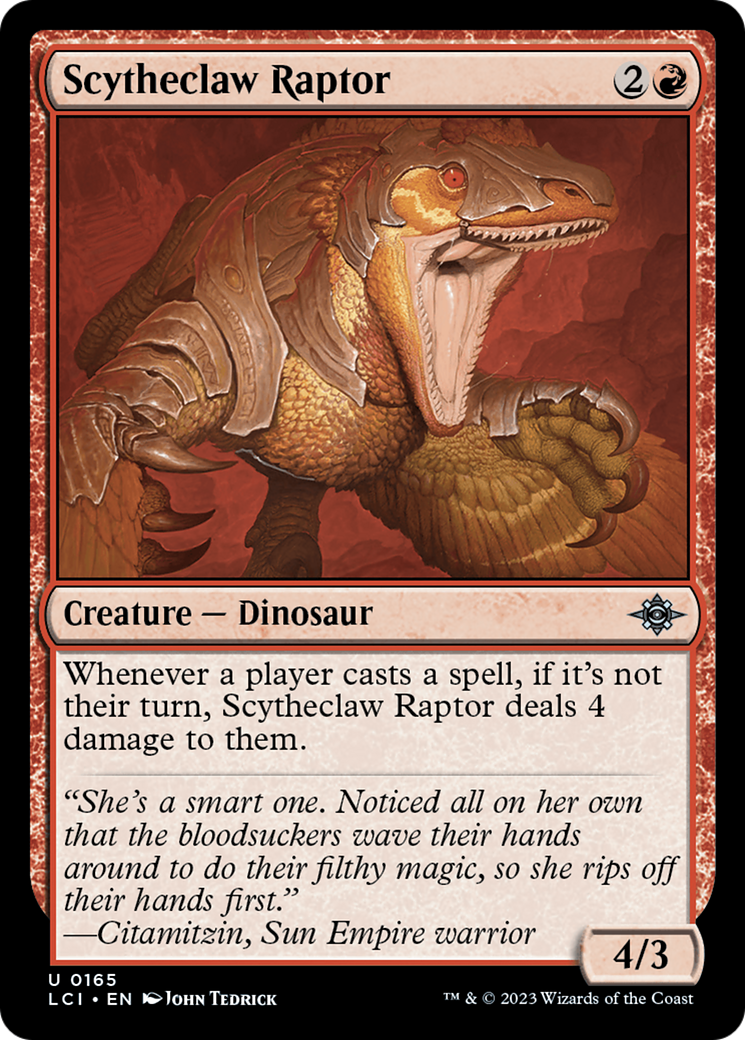 Scytheclaw Raptor [The Lost Caverns of Ixalan] | Tabernacle Games