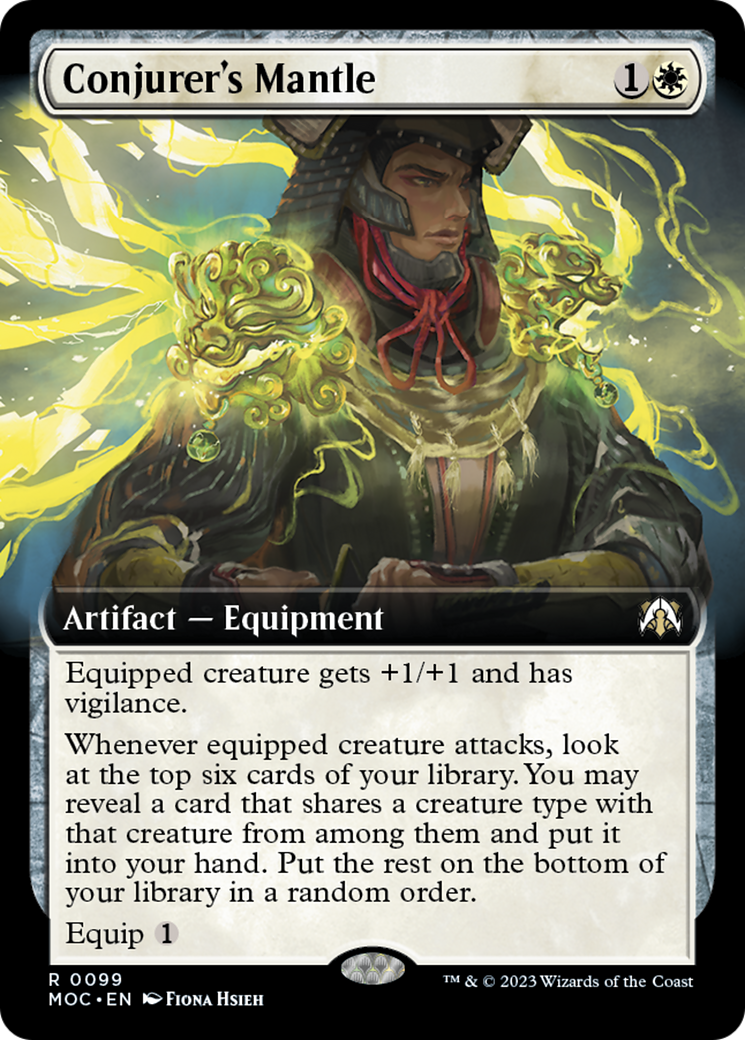 Conjurer's Mantle (Extended Art) [March of the Machine Commander] | Tabernacle Games