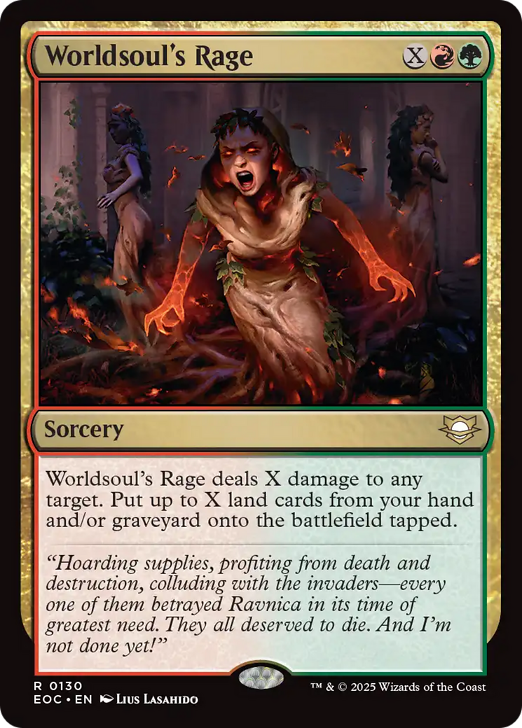 Worldsoul's Rage [Edge of Eternities Commander] | Tabernacle Games
