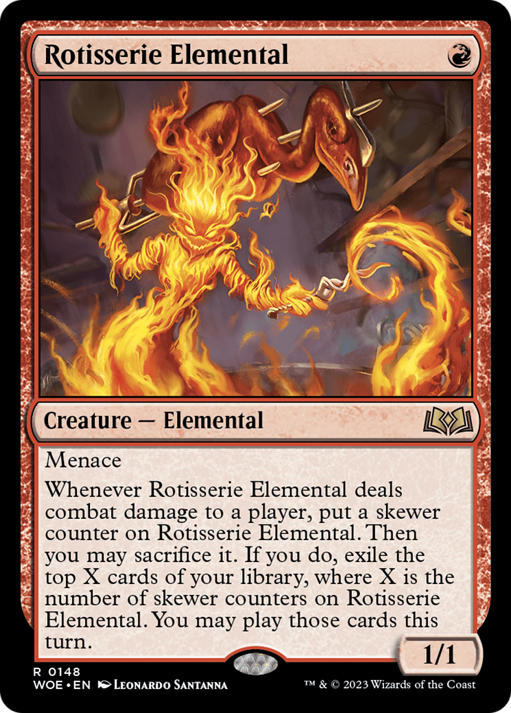 Rotisserie Elemental [Wilds of Eldraine] | Tabernacle Games