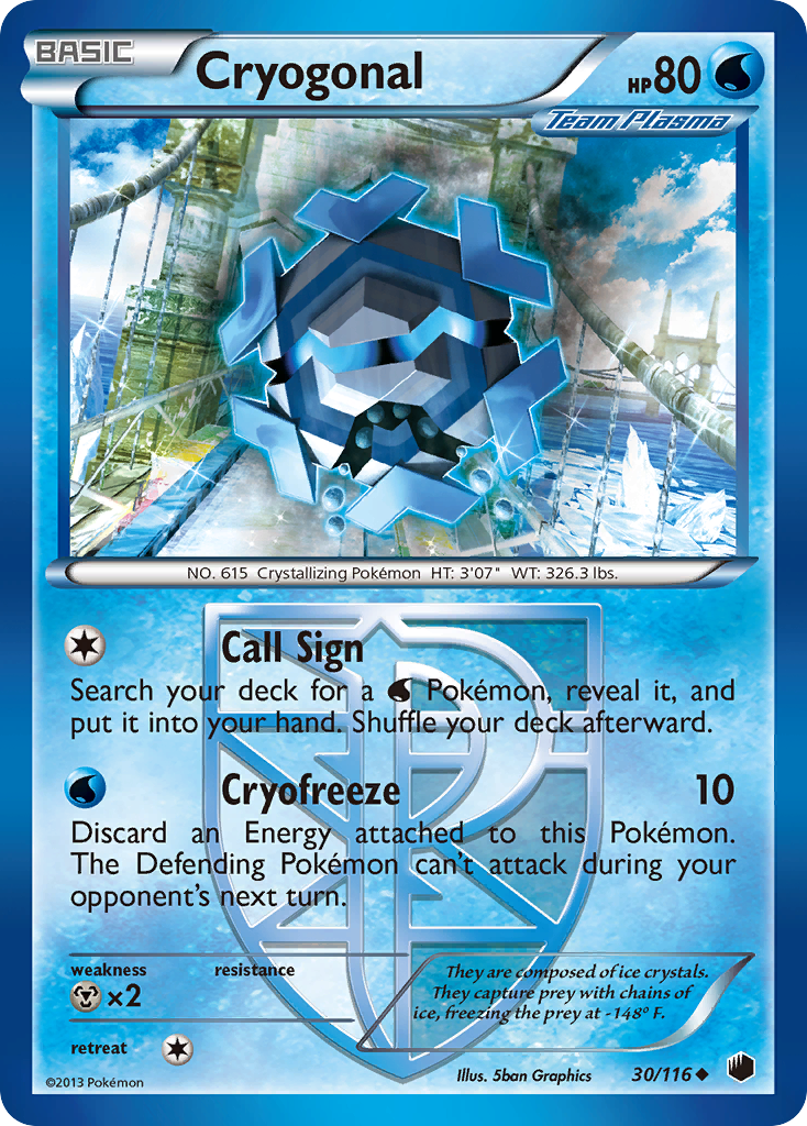 Cryogonal (30/116) [Black & White: Plasma Freeze] | Tabernacle Games