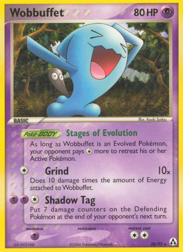 Wobbuffet (28/92) [EX: Legend Maker] | Tabernacle Games