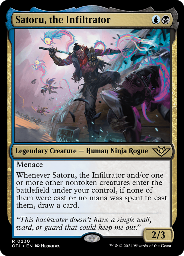 Satoru, the Infiltrator [Outlaws of Thunder Junction] | Tabernacle Games