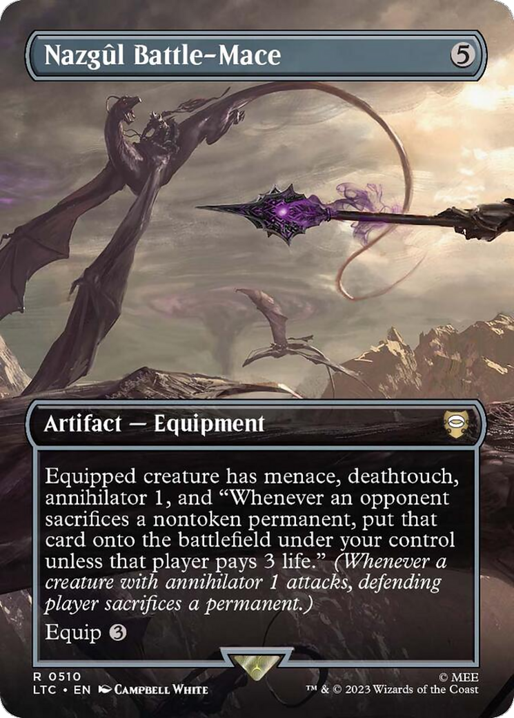 Nazgul Battle-Mace (Borderless) [The Lord of the Rings: Tales of Middle-Earth Commander] | Tabernacle Games