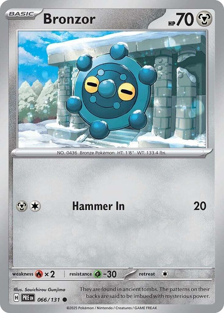 Bronzor (066/131) [Scarlet & Violet: Prismatic Evolutions] | Tabernacle Games