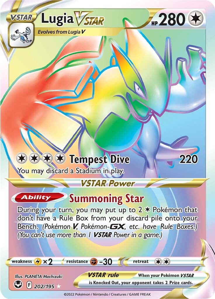 Lugia VSTAR (202/195) [Sword & Shield: Silver Tempest] | Tabernacle Games