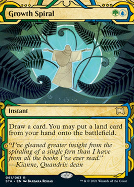 Growth Spiral (Foil Etched) [Strixhaven: Mystical Archive] | Tabernacle Games