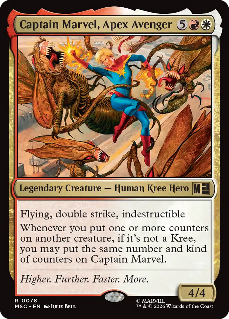 Captain Marvel, Apex Avenger [Marvel Super Heroes Commander] | Tabernacle Games