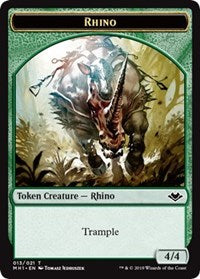 Rhino (013) // Spirit (016) Double-Sided Token [Modern Horizons Tokens] | Tabernacle Games