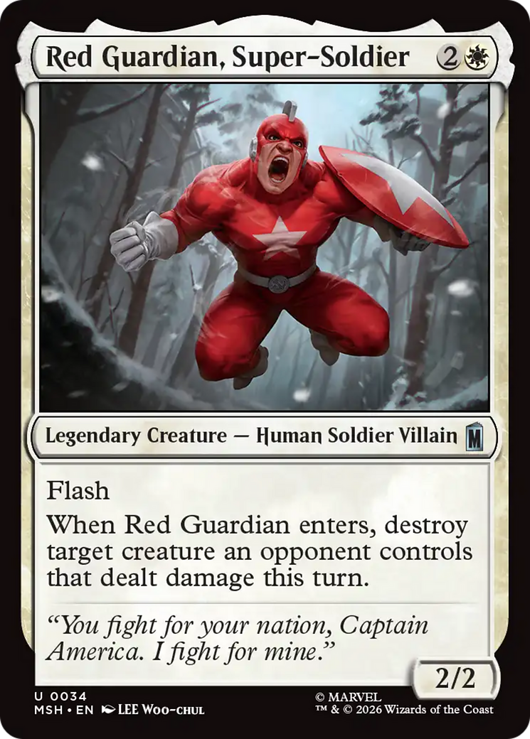 Red Guardian, Super-Soldier [Marvel Super Heroes] | Tabernacle Games