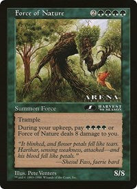 Force of Nature (Oversized) [Oversize Cards] | Tabernacle Games