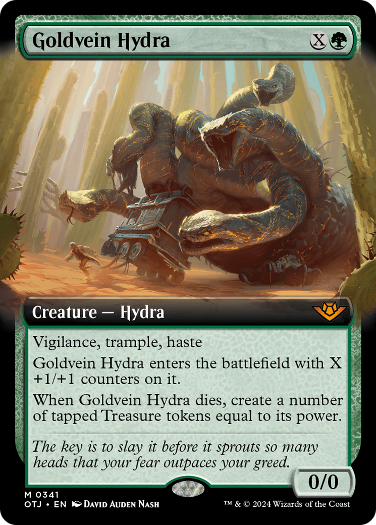 Goldvein Hydra (Extended Art) [Outlaws of Thunder Junction] | Tabernacle Games