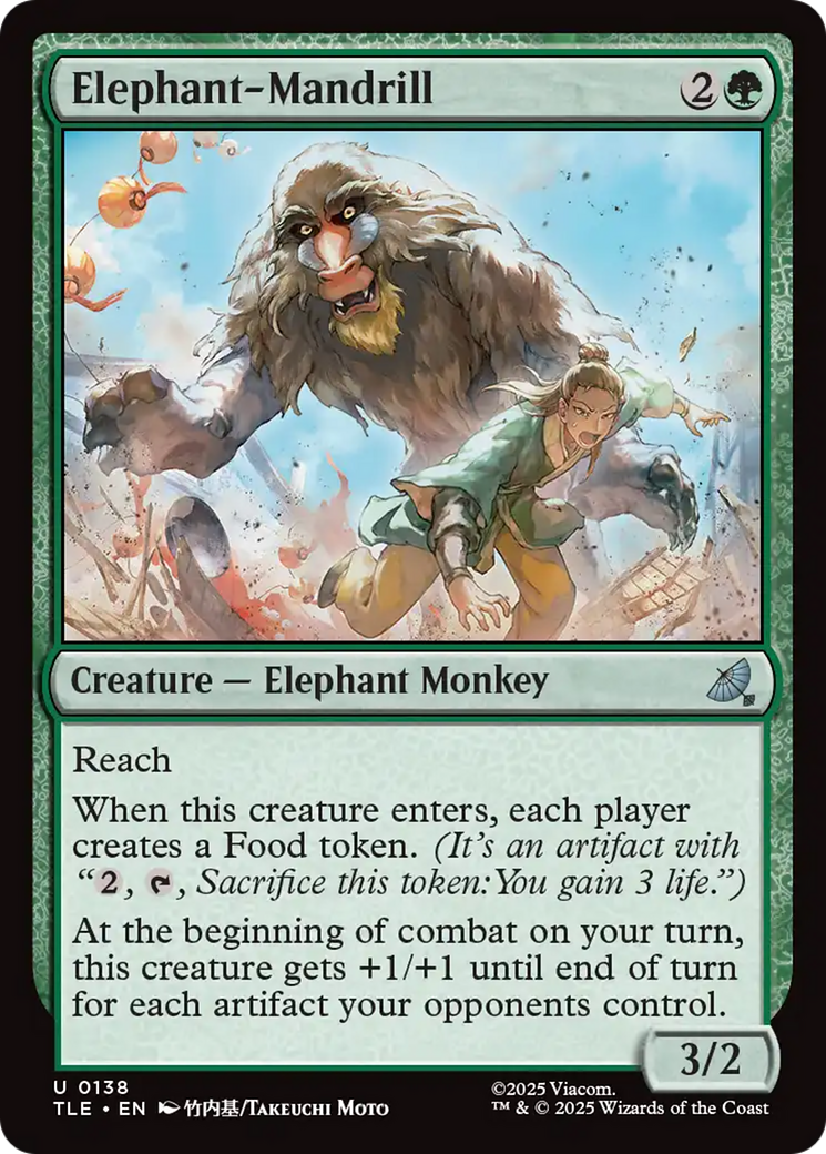 Elephant-Mandrill [Avatar: The Last Airbender: Eternal-Legal] | Tabernacle Games
