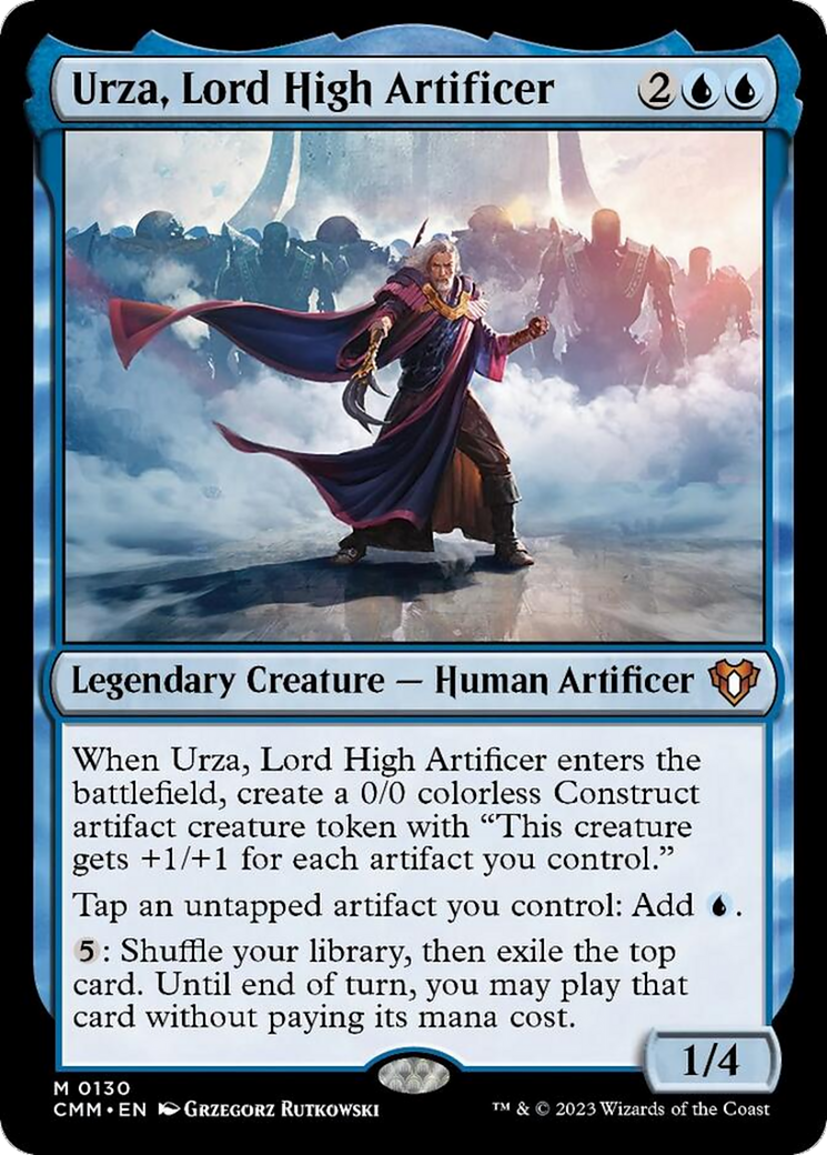 Urza, Lord High Artificer [Commander Masters] | Tabernacle Games