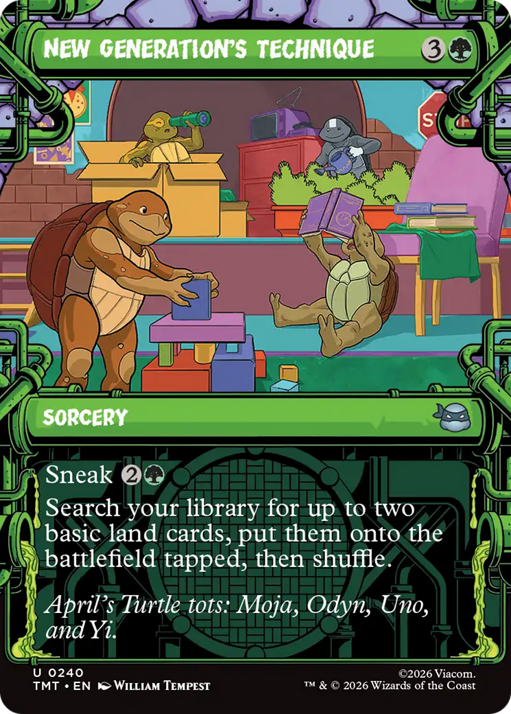 New Generation's Technique (Showcase) [Teenage Mutant Ninja Turtles] | Tabernacle Games
