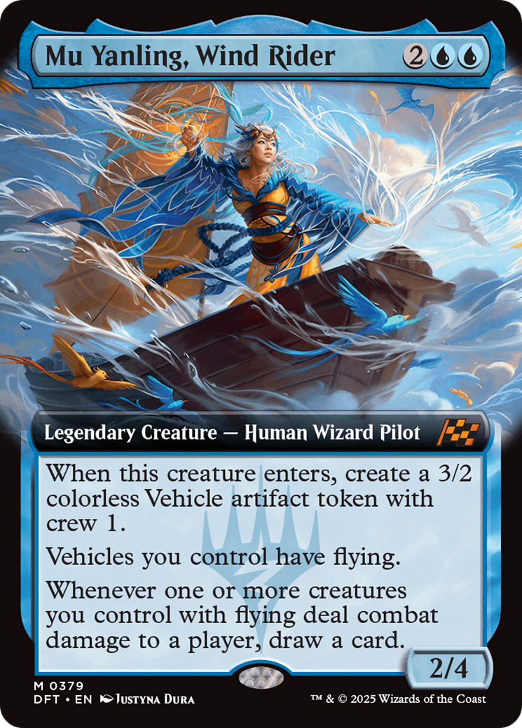 Mu Yanling, Wind Rider (Extended Art) [Aetherdrift] | Tabernacle Games