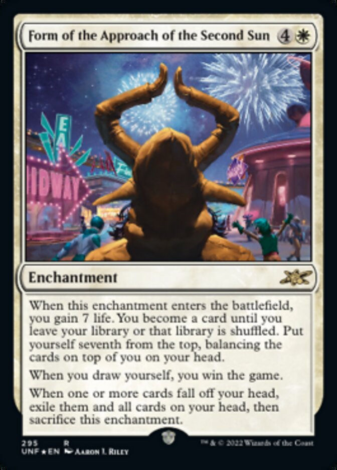 Form of the Approach of the Second Sun (Galaxy Foil) [Unfinity] | Tabernacle Games