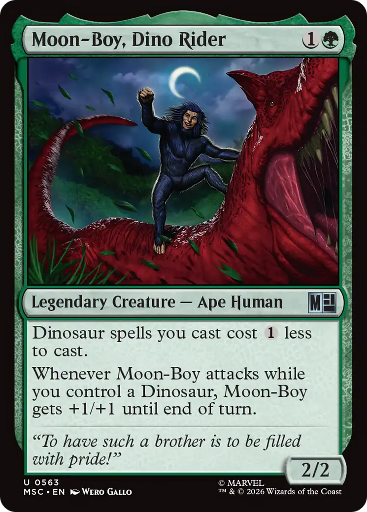 Moon-Boy, Dino Rider [Marvel Super Heroes Commander] | Tabernacle Games