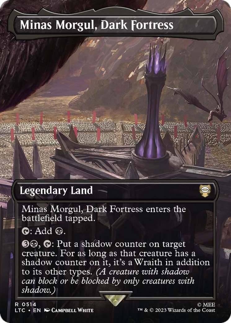 Minas Morgul, Dark Fortress (Borderless) [The Lord of the Rings: Tales of Middle-Earth Commander] | Tabernacle Games