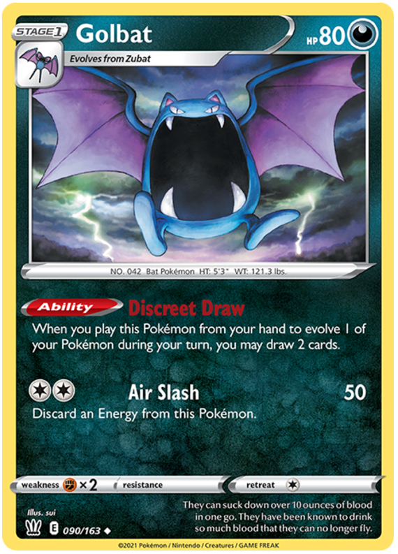 Golbat (090/163) [Sword & Shield: Battle Styles] | Tabernacle Games