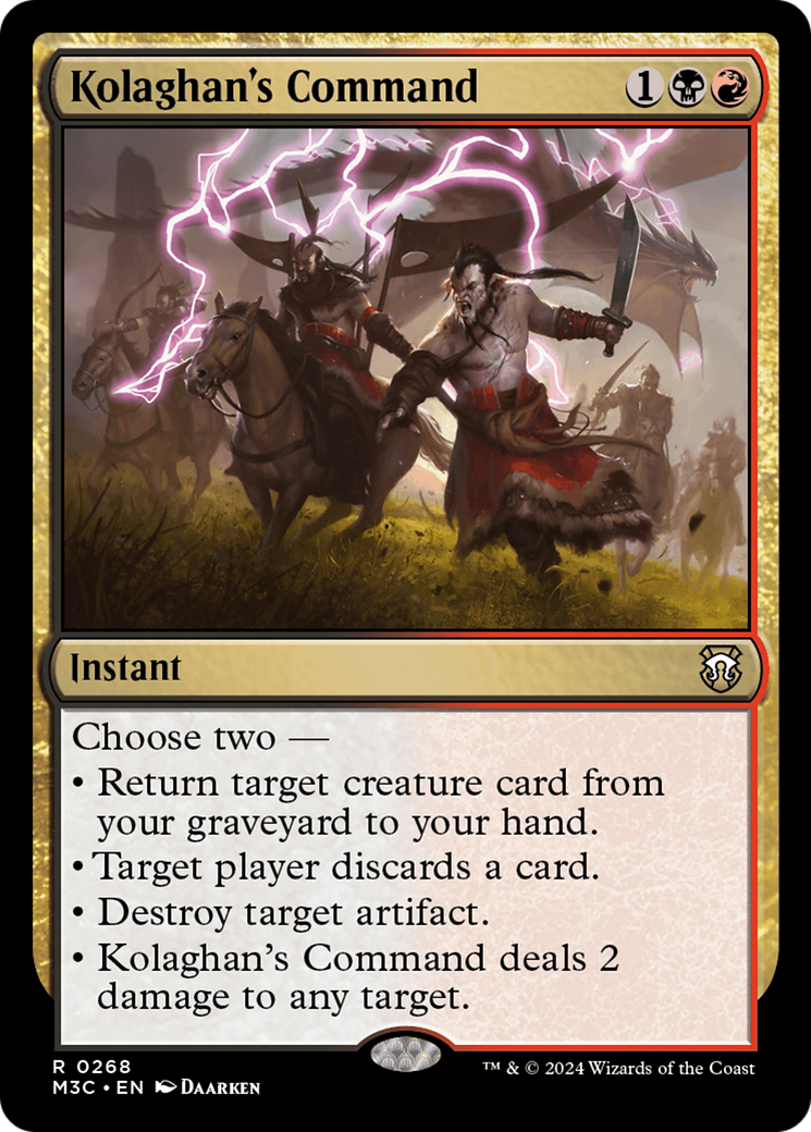 Kolaghan's Command (Ripple Foil) [Modern Horizons 3 Commander] | Tabernacle Games