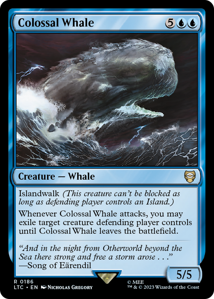 Colossal Whale [The Lord of the Rings: Tales of Middle-Earth Commander] | Tabernacle Games