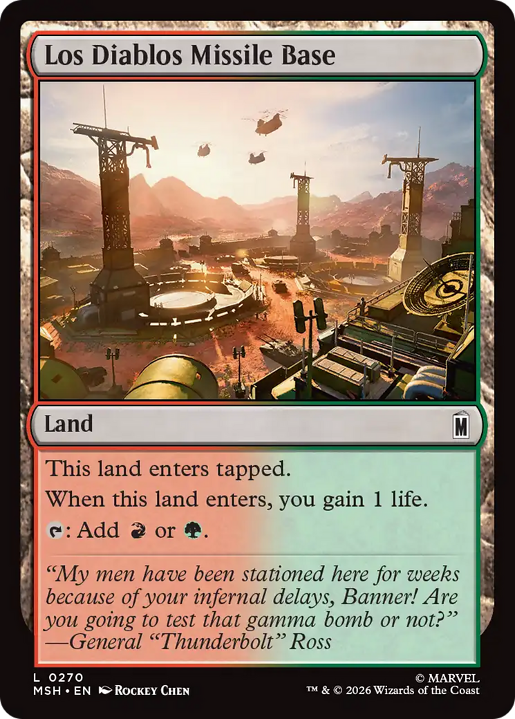 Los Diablos Missile Base [Marvel Super Heroes] | Tabernacle Games