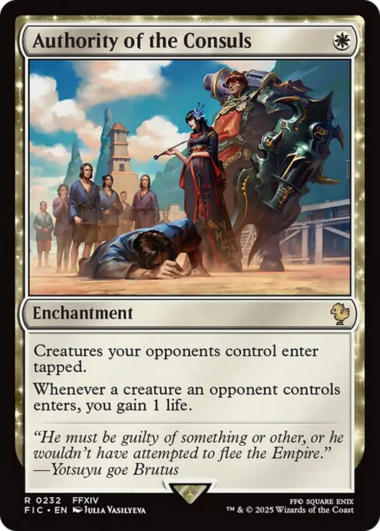 Authority of the Consuls [FINAL FANTASY Commander] | Tabernacle Games