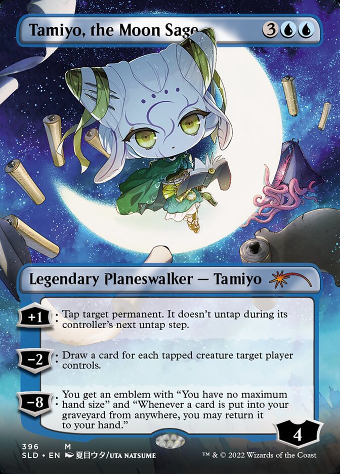 Tamiyo, the Moon Sage (Borderless) [Secret Lair Drop Series] | Tabernacle Games