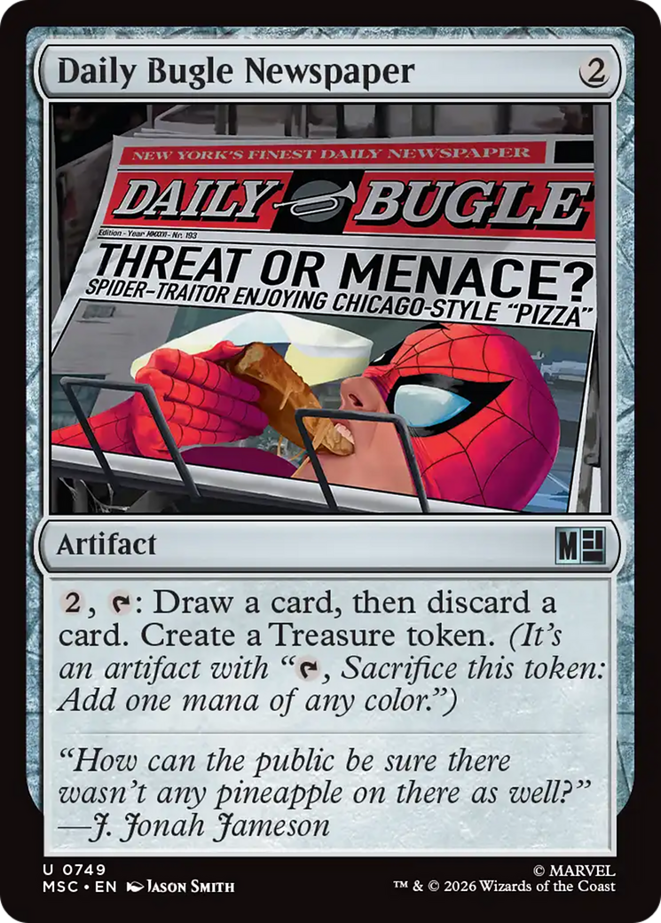 Daily Bugle Newspaper [Marvel Super Heroes Commander] | Tabernacle Games