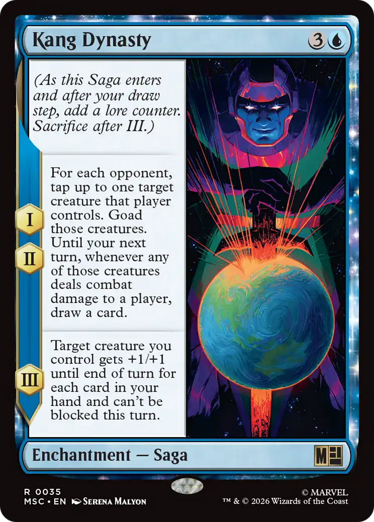 Kang Dynasty (Surge Foil) [Marvel Super Heroes Commander] | Tabernacle Games
